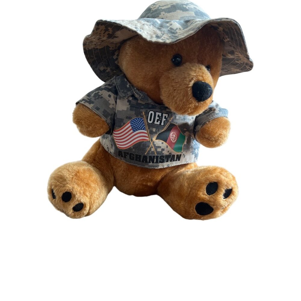 Operation Enduring Freedom Afghanistan bear wearing camouflage
